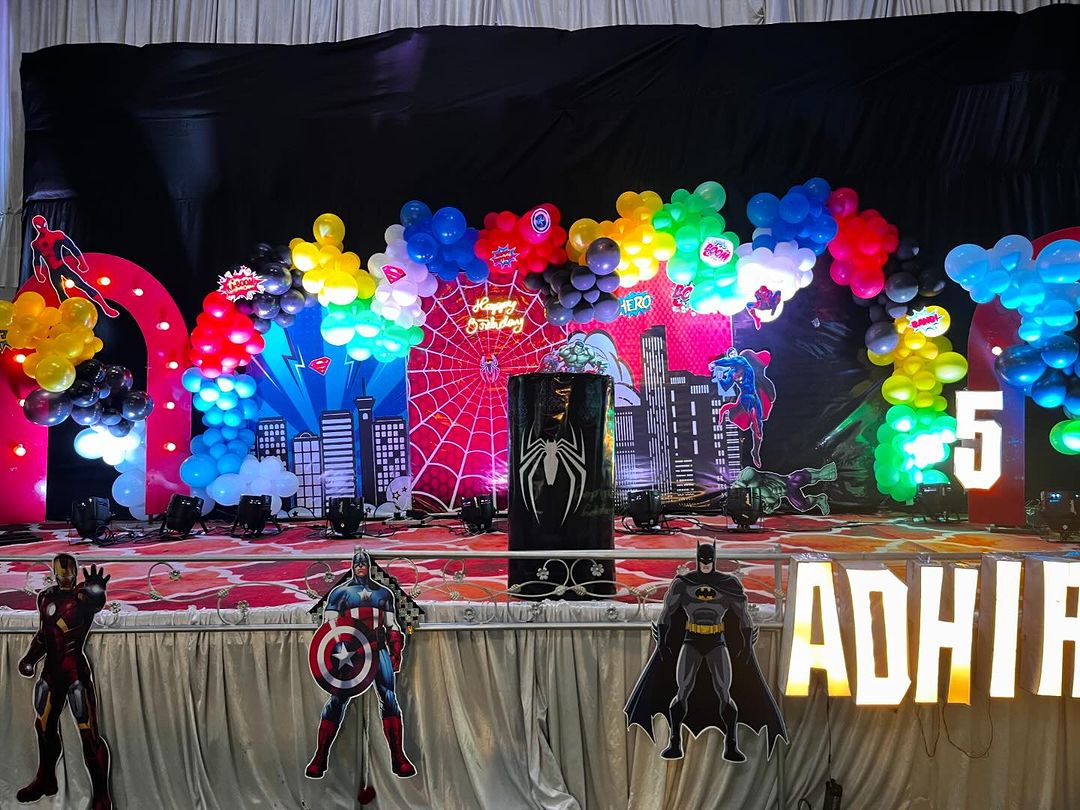 spiderman theme decorations